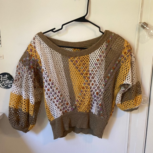 Vintage Knit w Shoulder Pads - Picture 2 of 3